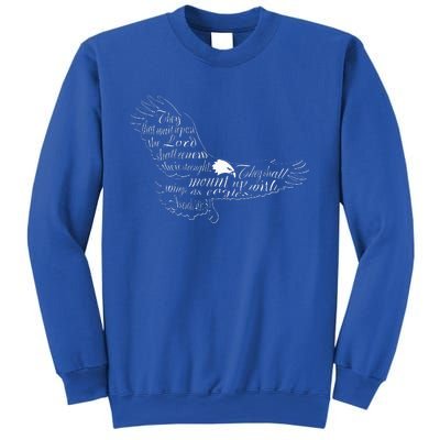 They That Wait Upon The Lord Isaiah 4031 Eagle Sweatshirt