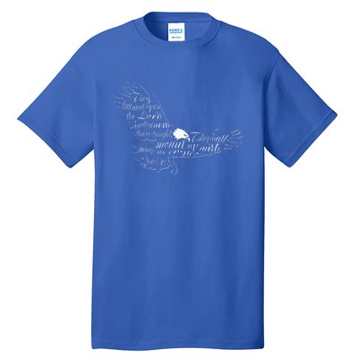 They That Wait Upon The Lord Isaiah 4031 Eagle Tall T-Shirt