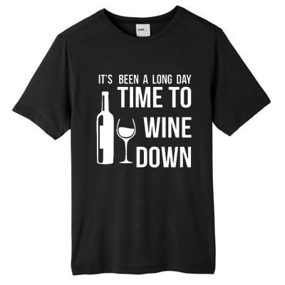 Time To Wine Down Tall Fusion ChromaSoft Performance T-Shirt