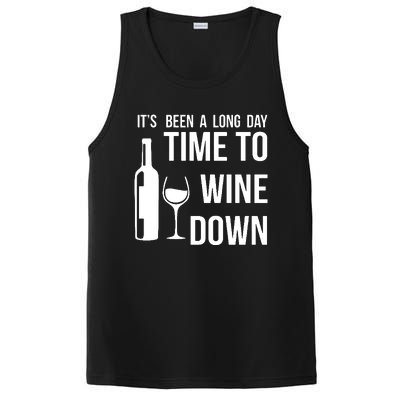 Time To Wine Down PosiCharge Competitor Tank