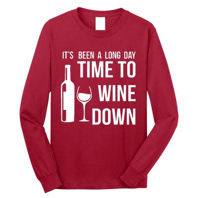 Time To Wine Down Long Sleeve Shirt