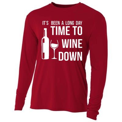 Time To Wine Down Cooling Performance Long Sleeve Crew