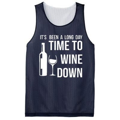 Time To Wine Down Mesh Reversible Basketball Jersey Tank