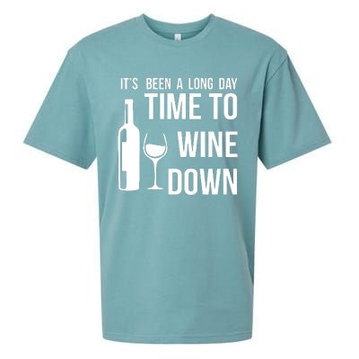 Time To Wine Down Sueded Cloud Jersey T-Shirt