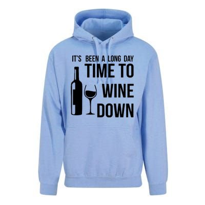 Time To Wine Down Unisex Surf Hoodie