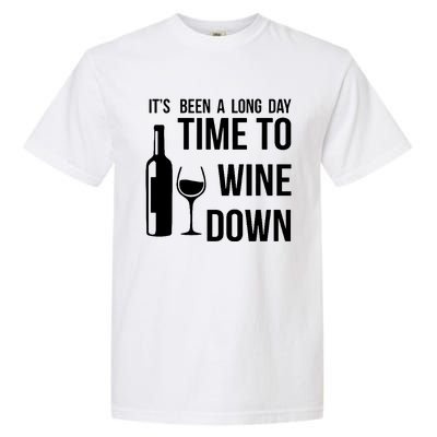 Time To Wine Down Garment-Dyed Heavyweight T-Shirt