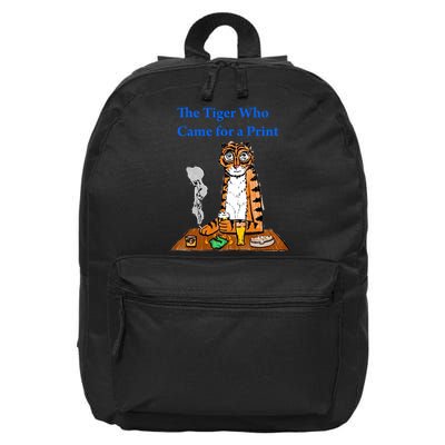 The Tiger Who Came For A Pint 16 in Basic Backpack