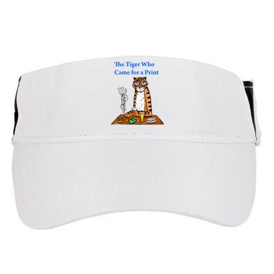 The Tiger Who Came For A Pint Adult Drive Performance Visor