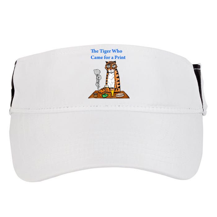 The Tiger Who Came For A Pint Adult Drive Performance Visor