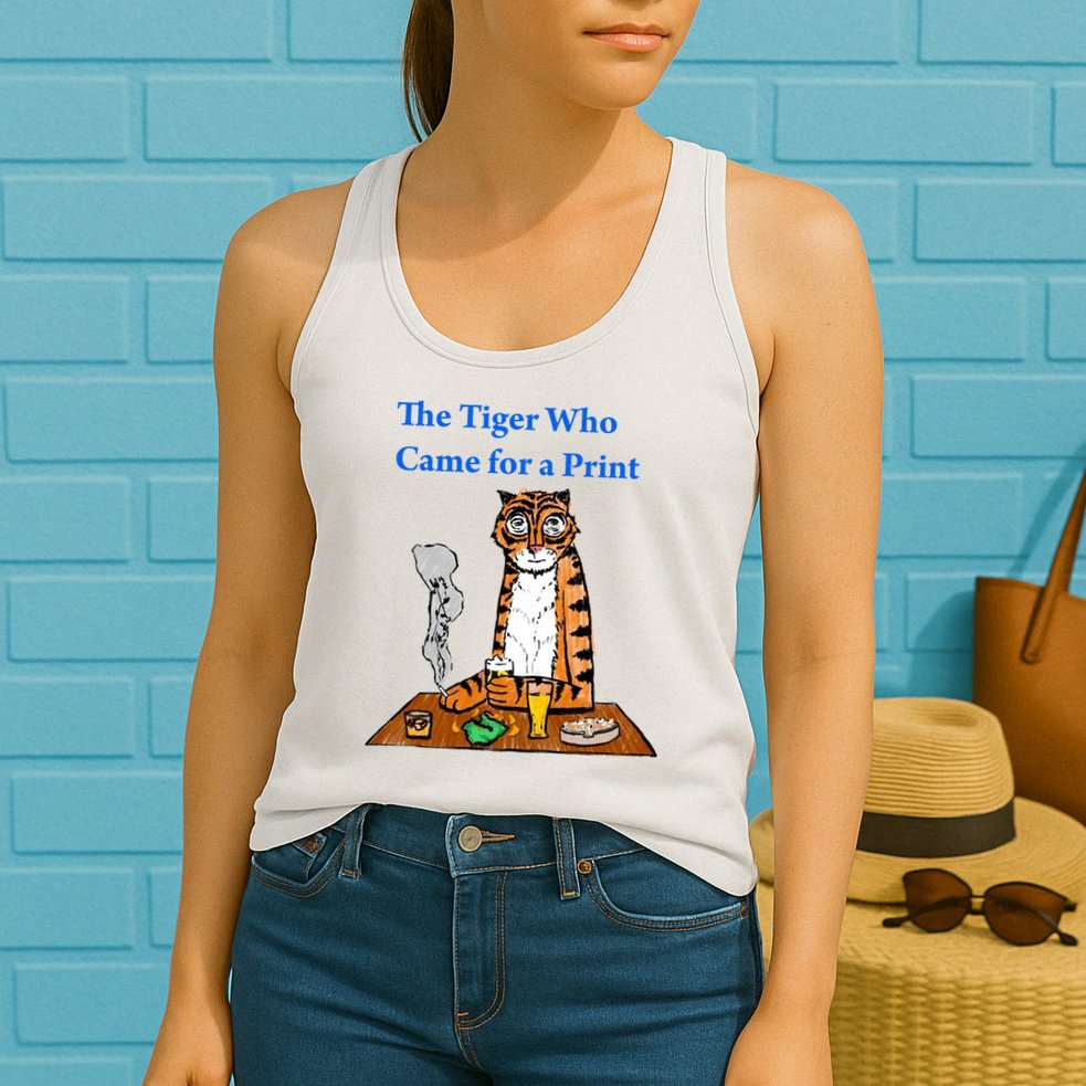The Tiger Who Came For A Pint Womens Tank Top