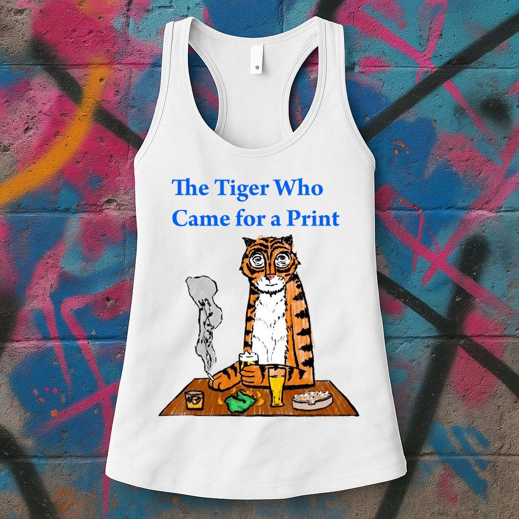 The Tiger Who Came For A Pint Womens Tank Top