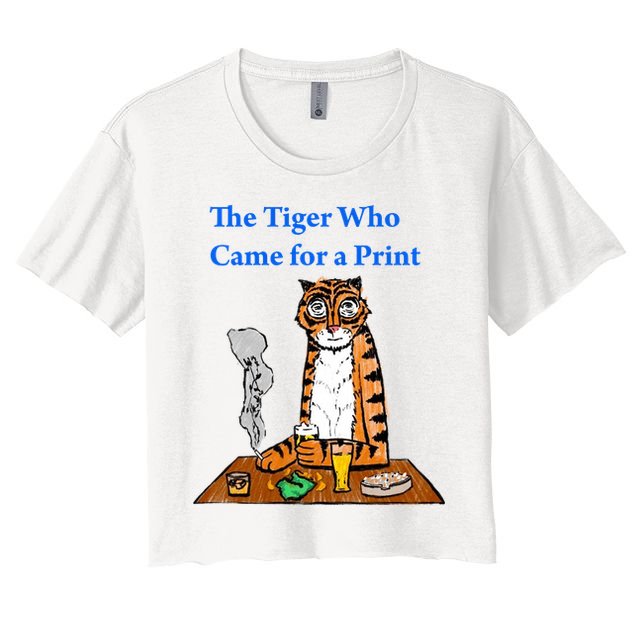 The Tiger Who Came For A Pint Crop Top