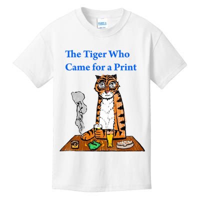 The Tiger Who Came For A Pint Kids T-Shirt