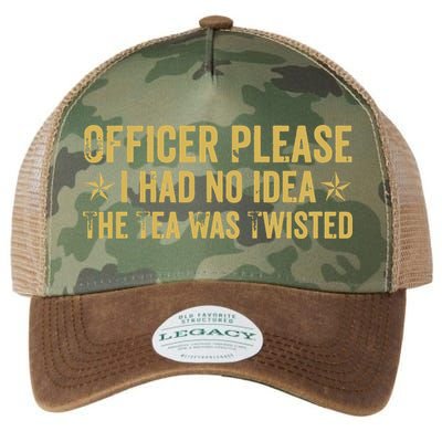 The Tea Was Twisted Quote Legacy Tie Dye Trucker Hat