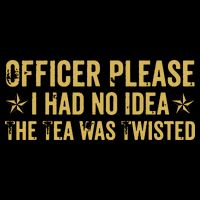 The Tea Was Twisted Quote Cooling Performance Crew T-Shirt