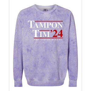 Tampon Tim Will Stop The Red Wave Colorblast Crewneck Sweatshirt