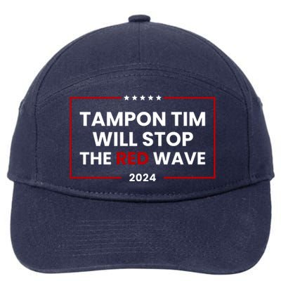 Tampon Tim Will Stop The Red Wave 7-Panel Snapback Hat