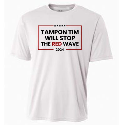 Tampon Tim Will Stop The Red Wave Cooling Performance Crew T-Shirt