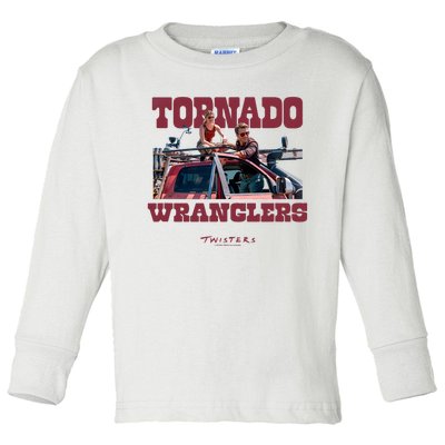 Twisters Tornado Wranglers Tyler & Kate Toddler Long Sleeve Shirt