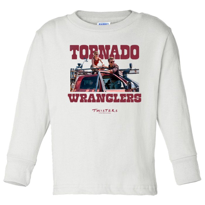 Twisters Tornado Wranglers Tyler & Kate Toddler Long Sleeve Shirt