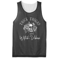 Thick Thighs Witchy Vibes Mesh Reversible Basketball Jersey Tank