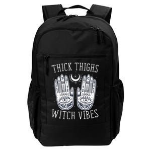 Thick Thighs Witch Vibes Halloween Daily Commute Backpack