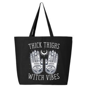 Thick Thighs Witch Vibes Halloween 25L Jumbo Tote