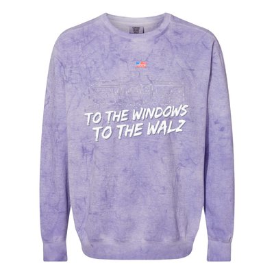 To The Windows To The Walz Colorblast Crewneck Sweatshirt