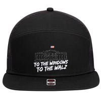 To The Windows To The Walz 7 Panel Mesh Trucker Snapback Hat