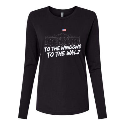 To The Windows To The Walz Womens Cotton Relaxed Long Sleeve T-Shirt