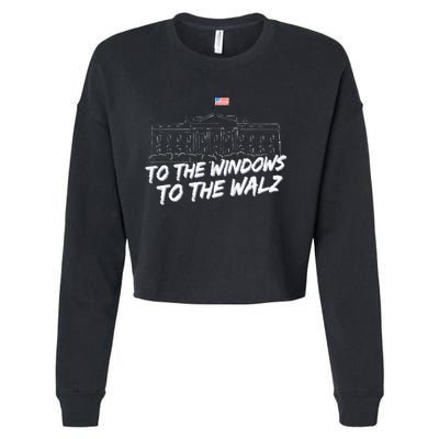 To The Windows To The Walz Cropped Pullover Crew