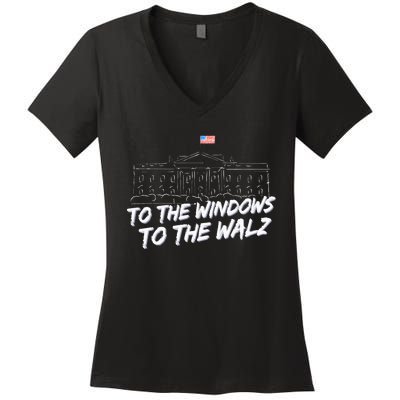 To The Windows To The Walz Women's V-Neck T-Shirt