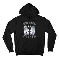 Thick Thighs Witch Vibes Halloween Hoodie