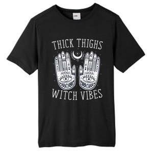 Thick Thighs Witch Vibes Halloween Tall Fusion ChromaSoft Performance T-Shirt