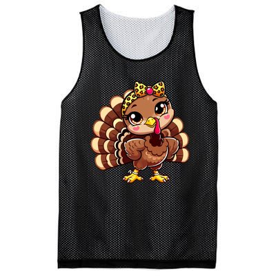 Thanksgiving Turkey Women Girl Leopard Autumn Mesh Reversible Basketball Jersey Tank