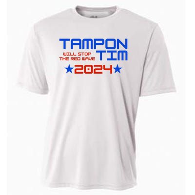 Tampon Tim Will Stop The Red Wave Cooling Performance Crew T-Shirt