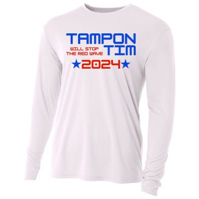 Tampon Tim Will Stop The Red Wave Cooling Performance Long Sleeve Crew