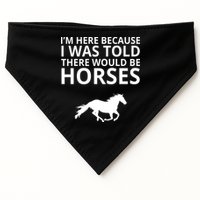 Told There Would Be Horses USA-Made Doggie Bandana