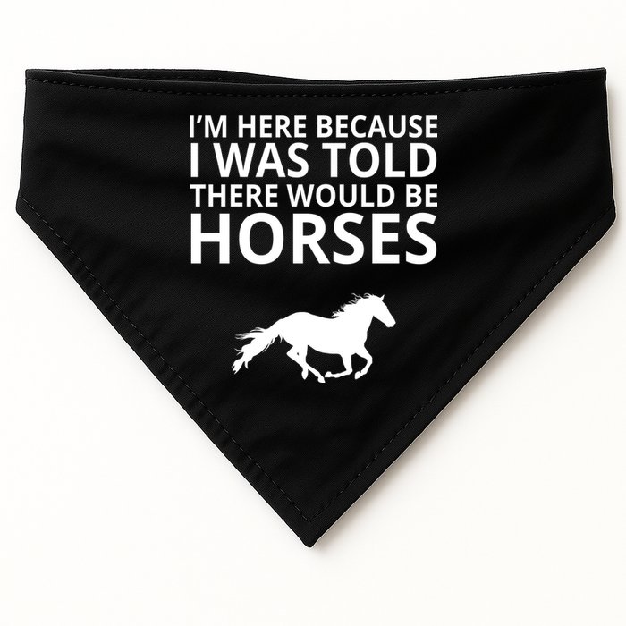 Told There Would Be Horses USA-Made Doggie Bandana