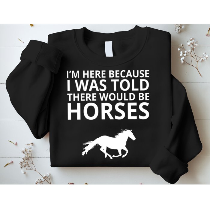 Told There Would Be Horses Sweatshirt