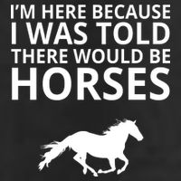 Told There Would Be Horses Adult Drive Performance Visor