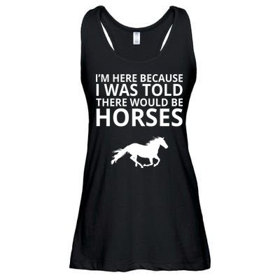 Told There Would Be Horses Ladies Essential Flowy Tank