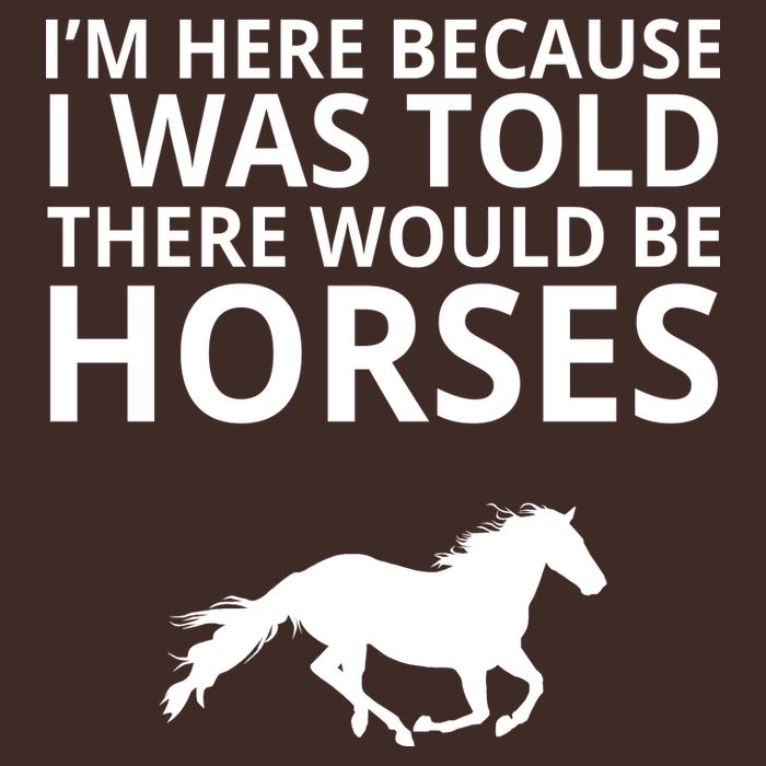 Told There Would Be Horses Cooling Performance Crew T-Shirt