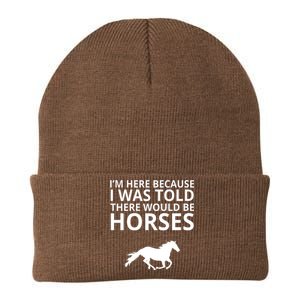 Told There Would Be Horses Knit Cap Winter Beanie