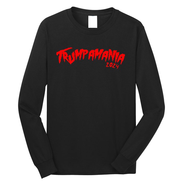 Trumpamania Trump Wrestling Long Sleeve Shirt