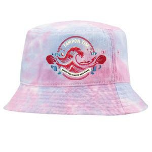 Tampon Tim Will Stop The Nasty Red Wave Funny Political Vote Tie-Dyed Bucket Hat