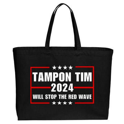 Tampon Tim Will Stop The Red Wave Cotton Canvas Jumbo Tote