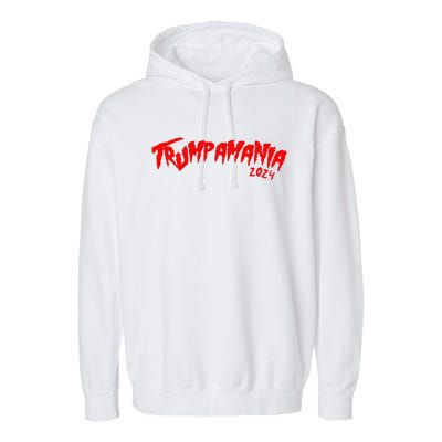 Trumpamania Trump Wrestling Mem Trumpamania Garment-Dyed Fleece Hoodie