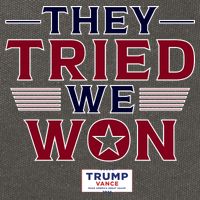 They Tried We Won Trump 2024 Cotton Canvas Backpack