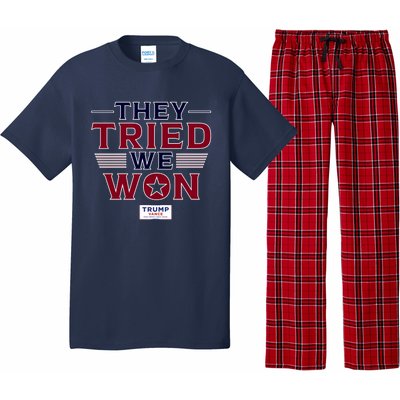 They Tried We Won Trump 2024 Pajama Set